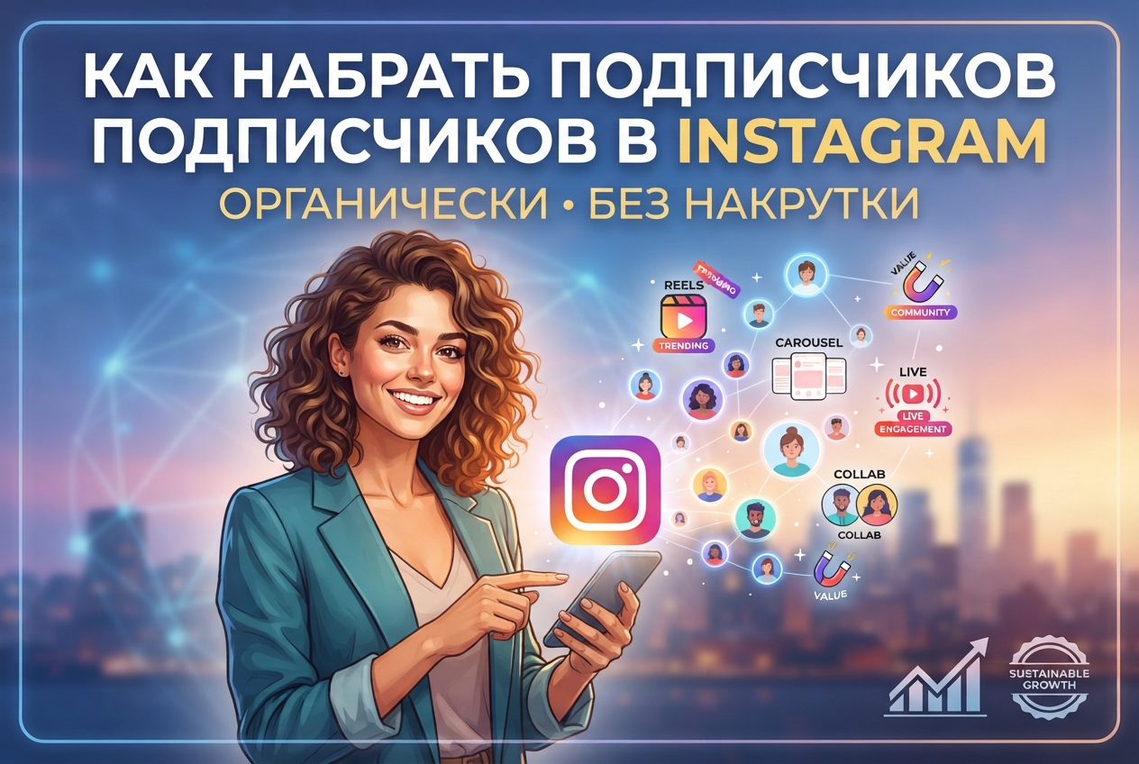 Как набрать подписчиков в Instagram органически без накрутки