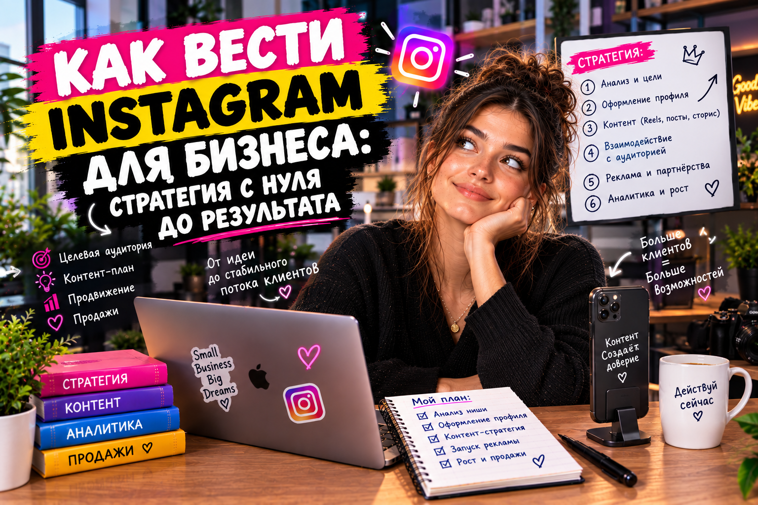 Как вести Instagram для бизнеса: стратегия с нуля до результата