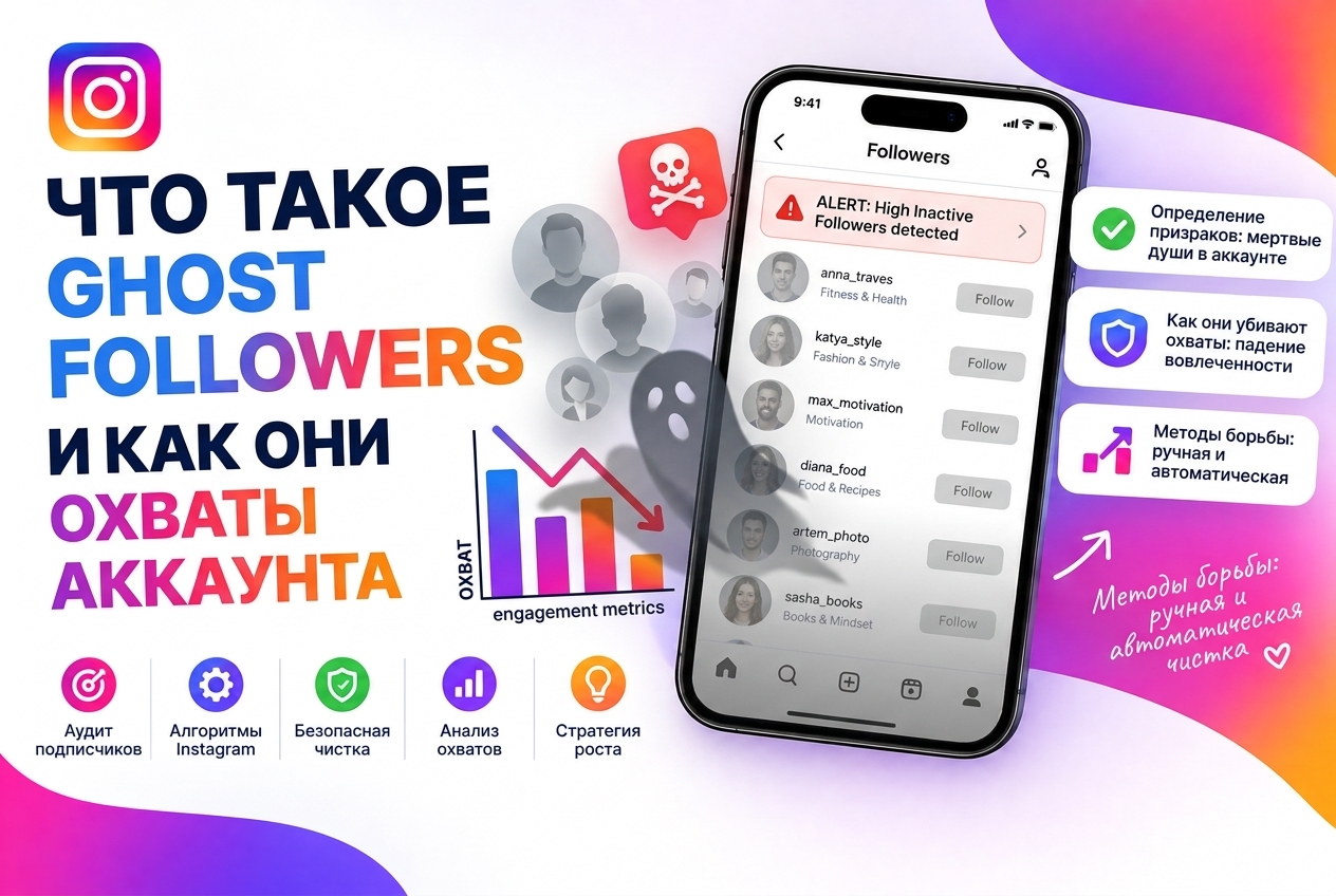 Что такое ghost followers и как они убивают охваты вашего аккаунта